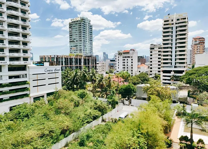 アパート Circle Rein Sukhumvit 12 #1br#pool&gym#near Terminal 21#max2